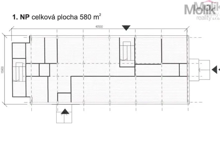 Pronájem skladu, Žatec - Velichov, 1150 m2