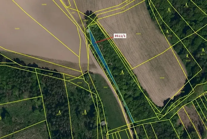 Dražba lesa, Bojkovice, 420 m2