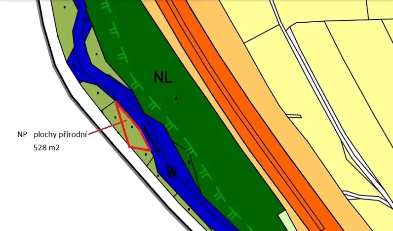 Dražba louky, Soutice, 528 m2