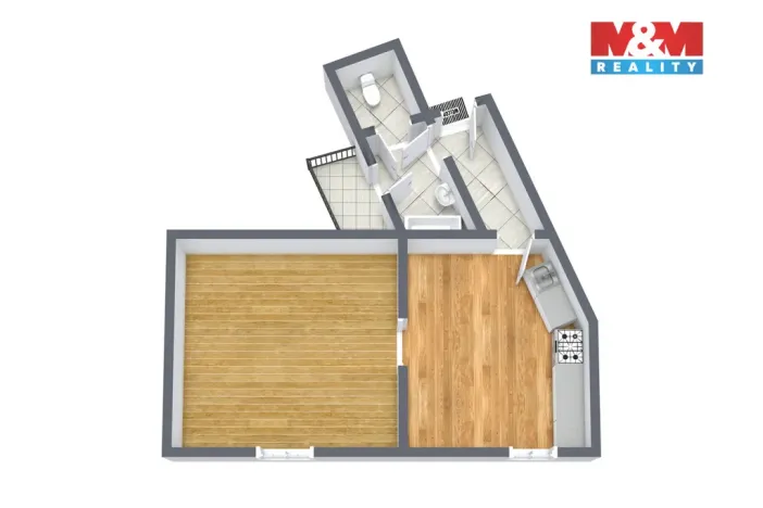 Prodej bytu 1+1, Karlovy Vary, Mattoniho nábřeží, 45 m2