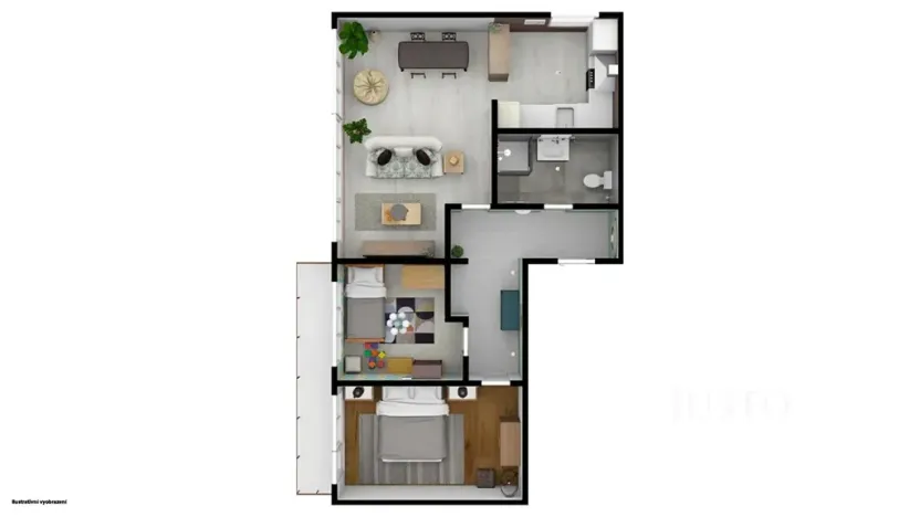 Prodej bytu 3+1, Kladno, Průchova, 65 m2