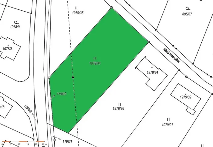 Prodej pozemku, Vimperk - Vimperk III, Malá Homolka, 2037 m2