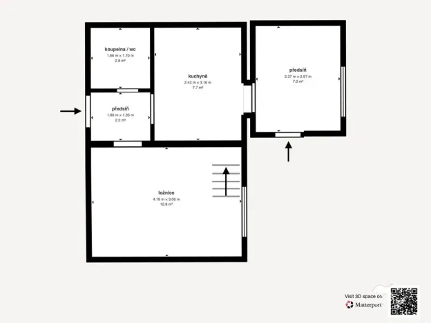Prodej bytu 2+1, Praha - Dolní Chabry, Bolebořská, 44 m2