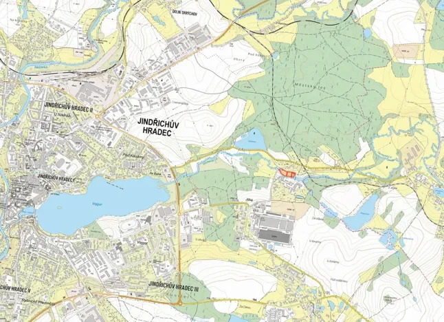 Prodej louky, Jindřichův Hradec, 7281 m2