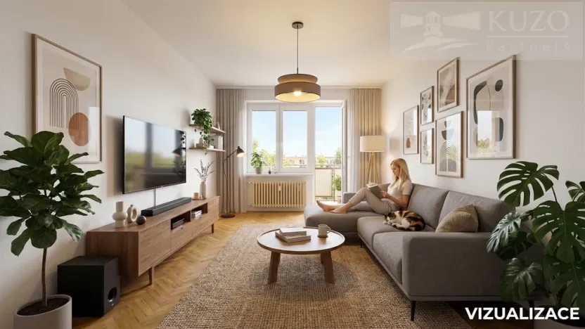 Pronájem bytu 2+1, Příbram, Bratří Čapků, 53 m2