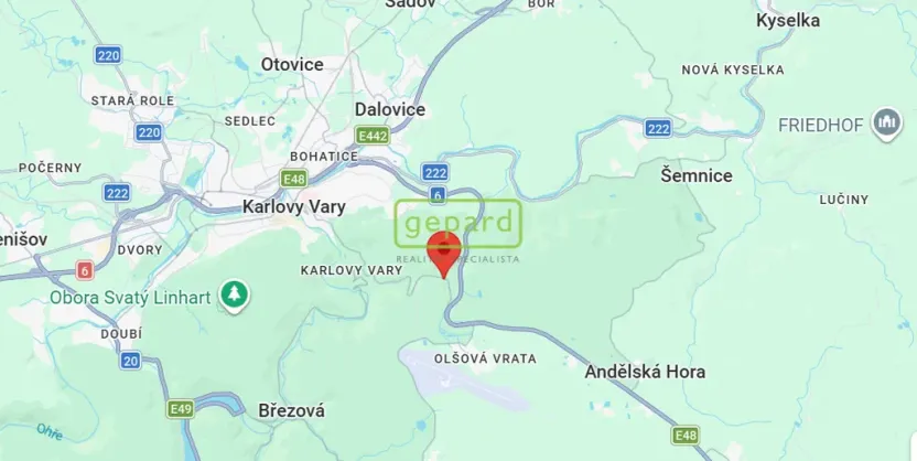 Prodej pozemku pro bydlení, Karlovy Vary - Olšová Vrata, 24125 m2