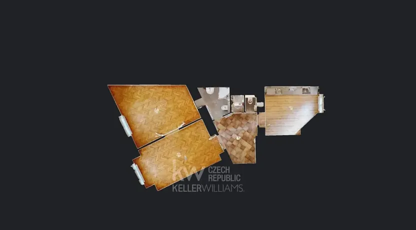 Pronájem bytu 3+kk, Praha - Vršovice, Kodaňská, 77 m2