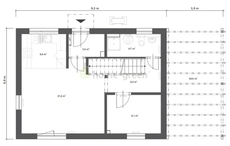 Prodej rodinného domu, Veverské Knínice, 99 m2