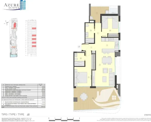Prodej bytu 3+kk, Calp, Španělsko, 74 m2