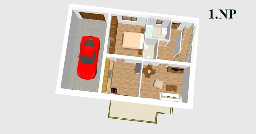 Prodej rodinného domu, Mikulov, Sadová, 91 m2