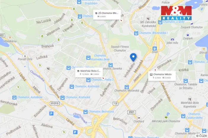 Prodej bytu 3+kk, Chomutov, Cihlářská, 51 m2