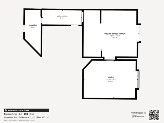Prodej bytu 2+kk, Lanškroun - Žichlínské Předměstí, Dobrovského, 63 m2