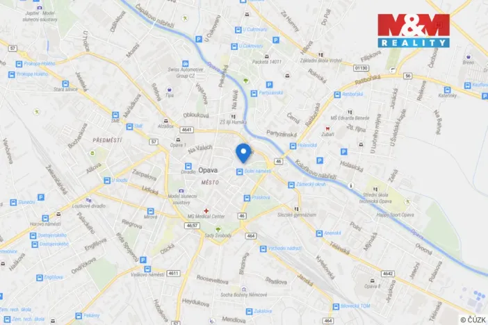 Pronájem kanceláře, Opava - Město, Dolní náměstí, 94 m2