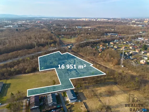 Prodej pozemku pro bydlení, Ostrava - Kunčičky, 16951 m2
