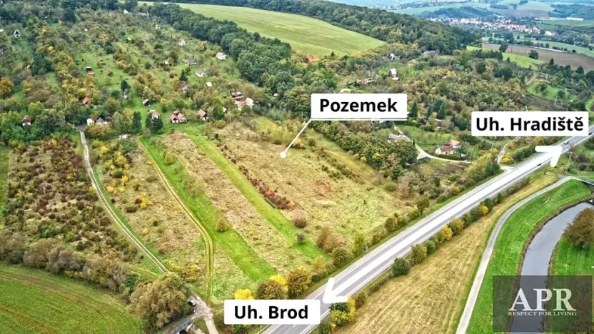 Prodej louky, Uherský Brod, 495 m2