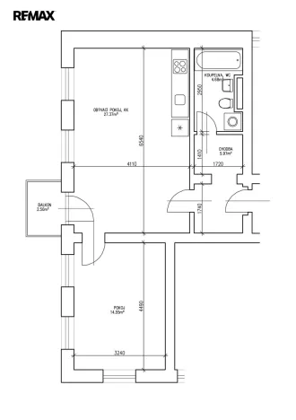 Prodej bytu 2+kk, Jablonec nad Nisou, Podhorská, 59 m2