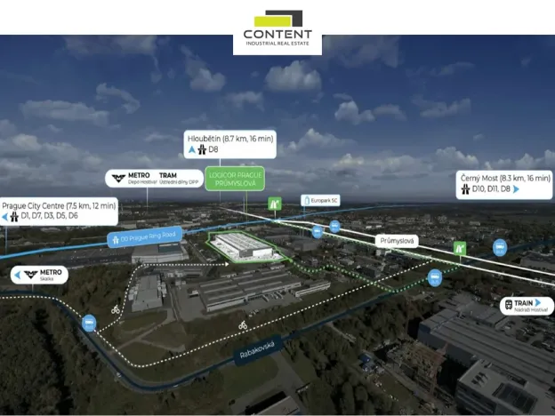 Pronájem výrobních prostor, Praha - Hostivař, K pérovně, 4240 m2