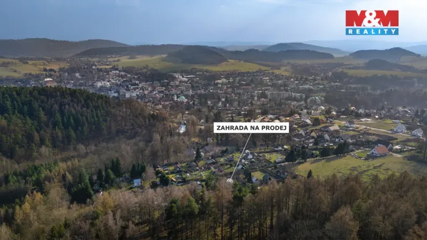 Prodej zahrady, Česká Kamenice, 435 m2