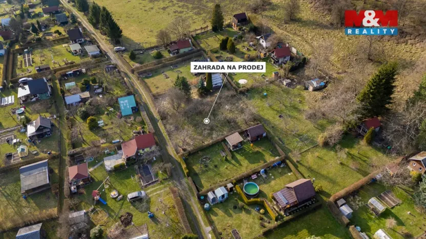 Prodej zahrady, Česká Kamenice, 435 m2