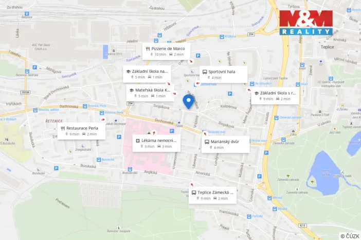 Prodej bytu 2+1, Teplice, Svojsíkova, 56 m2