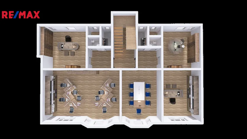 Pronájem kanceláře, Ostrava - Slezská Ostrava, náměstí Jurije Gagarina, 165 m2