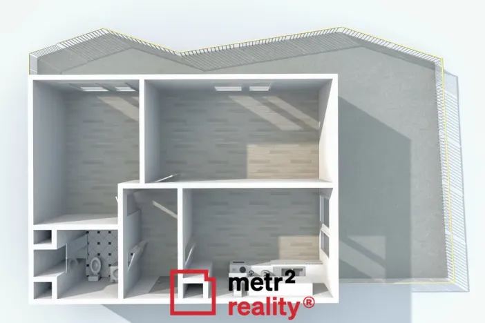 Pronájem bytu 3+kk, Olomouc, U solných mlýnů, 73 m2