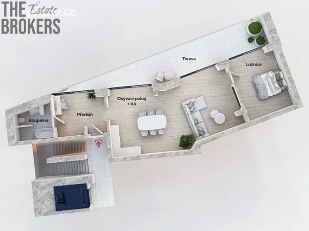 Prodej bytu 2+kk, Praha - Suchdol, U hotelu, 69 m2