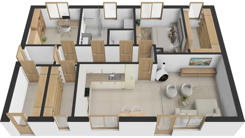 Prodej rodinného domu, Tvarožná Lhota, 107 m2