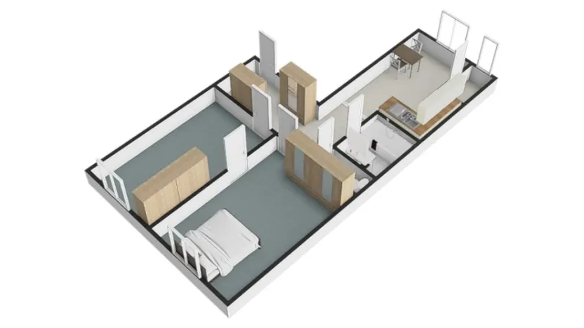 Pronájem bytu 2+1, Liberec - Liberec IV-Perštýn, Revoluční, 55 m2