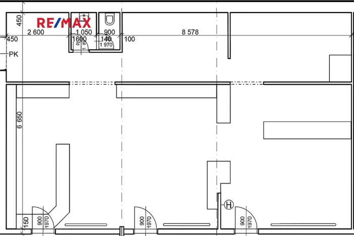 Pronájem obchodního prostoru, Břeclav, Lidická, 123 m2