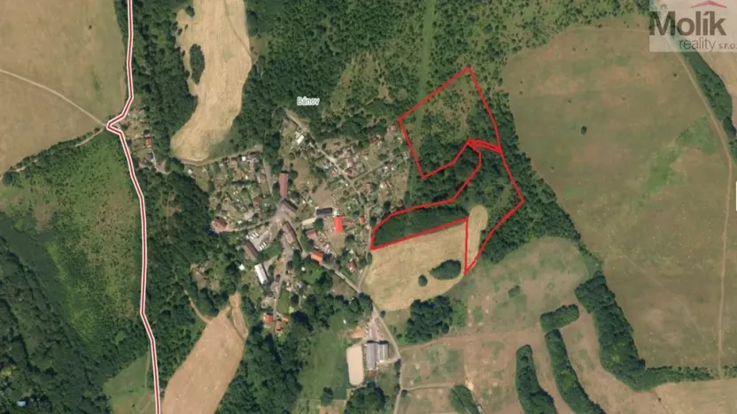 Prodej pole, Ústí nad Labem - Strážky, Bánov, 25190 m2