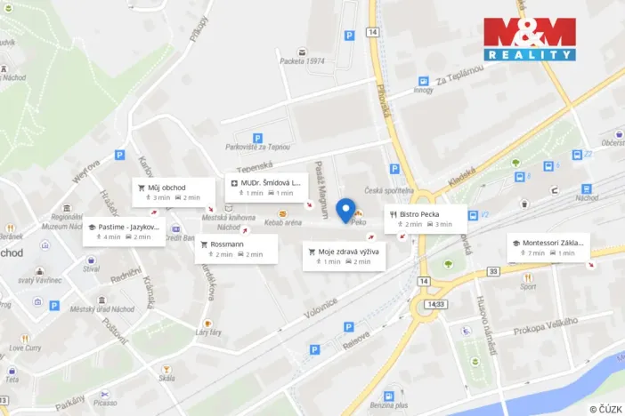 Pronájem bytu 1+1, Náchod, Kamenice, 40 m2