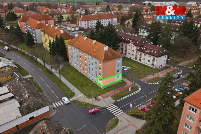 Prodej bytu 2+1, Uničov, Nerudova, 53 m2