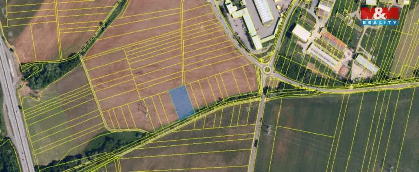 Prodej pole, Brno - Chrlice, 3449 m2