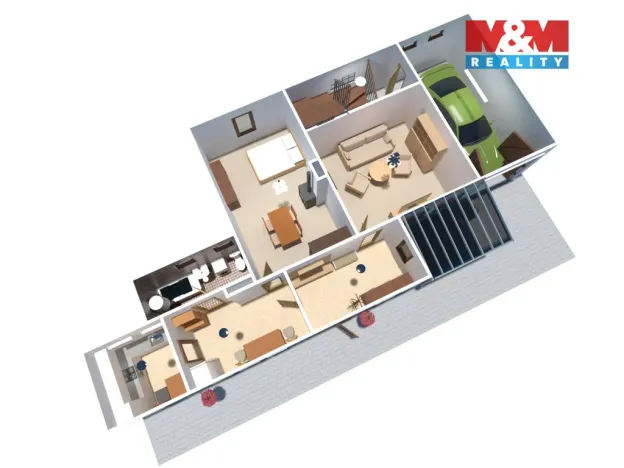 Prodej chalupy, Žatec - Milčeves, 68 m2