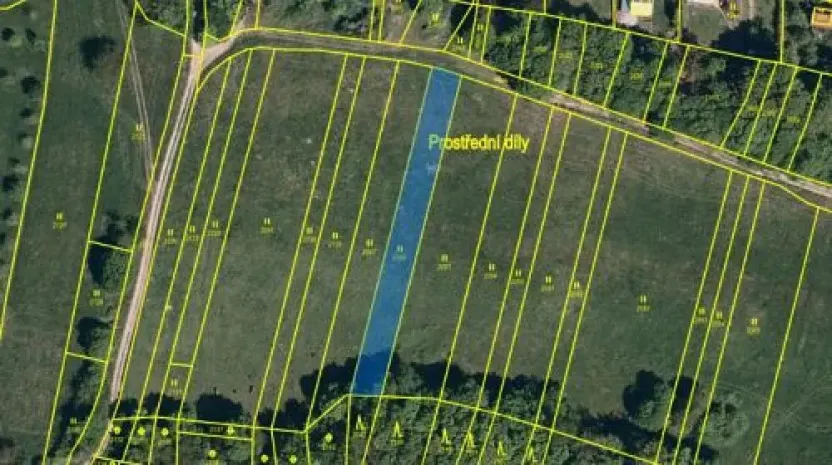 Prodej pole, Březůvky, 980 m2