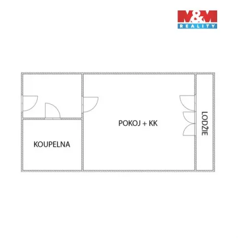 Pronájem bytu 1+kk, Ostrava - Poruba, náměstí Václava Vacka, 30 m2