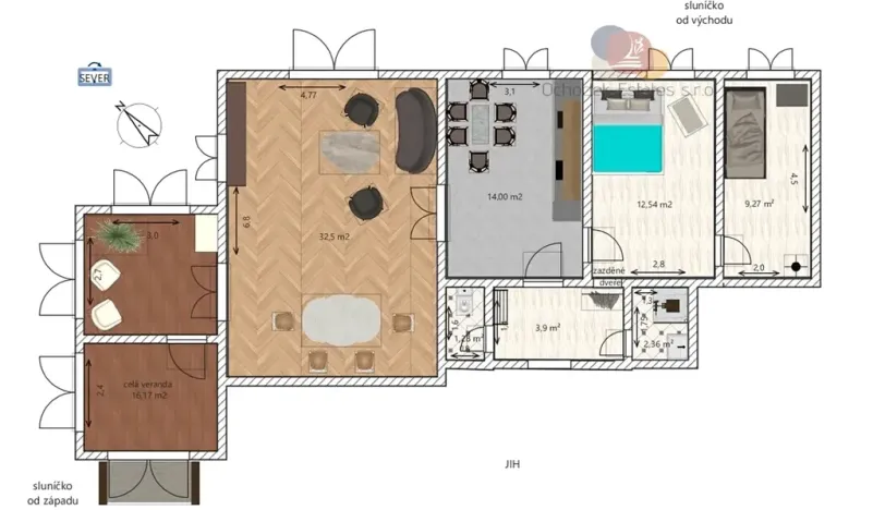 Prodej bytu 3+1, Český Krumlov, 5. května, 99 m2