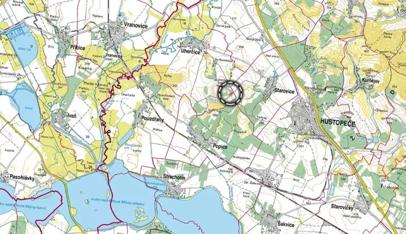 Prodej sadu/vinice, Uherčice, 2564 m2