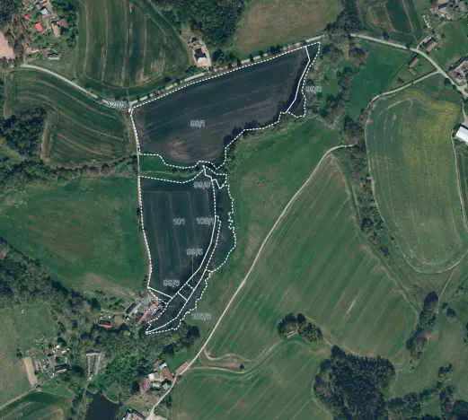 Prodej pole, Krásná Hora, 76569 m2