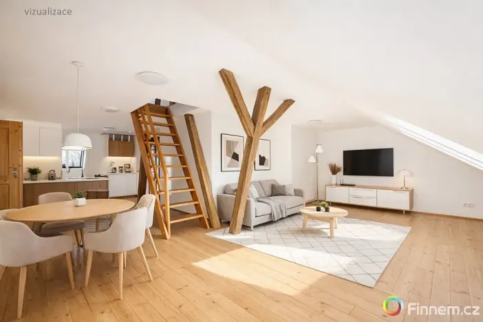 Prodej bytu 4+1, Praha - Smíchov, Klamovka, 146 m2