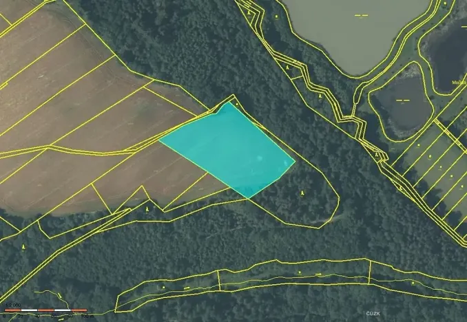 Prodej podílu pole, Bítov, 7251 m2
