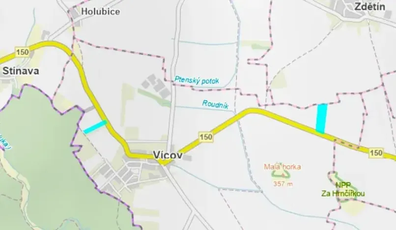 Prodej podílu pole, Vícov, 4344 m2