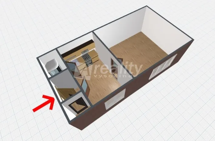 Prodej bytu 1+1, Jihlava, Havlíčkova, 43 m2