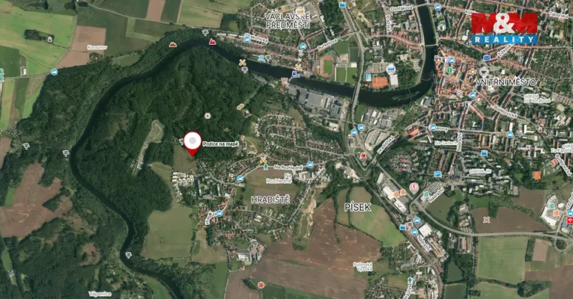 Prodej pozemku pro bydlení, Písek - Hradiště, 1276 m2