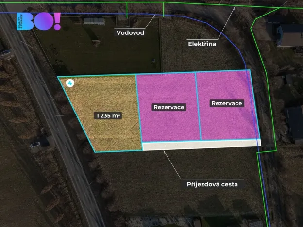 Prodej pozemku pro bydlení, Třinec - Dolní Líštná, 1235 m2