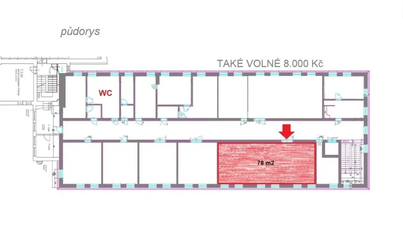 Pronájem skladu, Zákolany, 78 m2