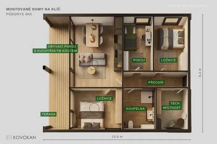 Prodej rodinného domu, Dolní Bezděkov, 89 m2