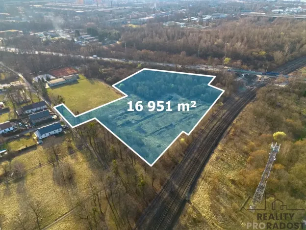 Prodej komerčního pozemku, Ostrava - Kunčičky, 16951 m2