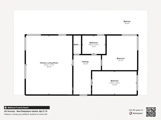 Pronájem bytu 3+kk, Praha - Stodůlky, Nad Dalejským údolím, 115 m2
